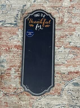 Chalkboard Things To Be Thankful For